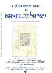 La Rassegna Mensile di Israel LXXVI 1-2